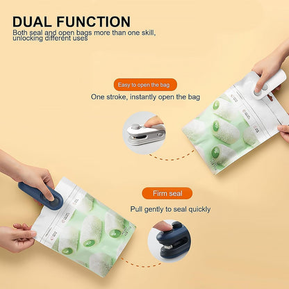 2-in-1 Mini Heat Sealer -  Seal & Cutter