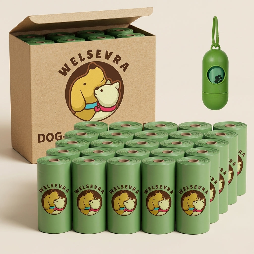 Eco-Friendly Biodegradable Waste Bags & Dispenser