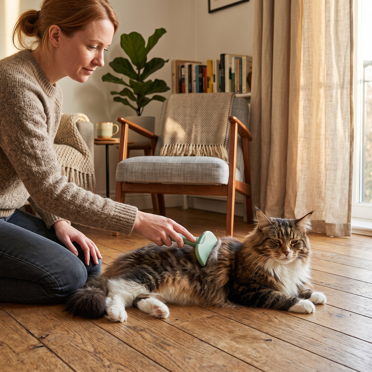 One-Click Deshedding Grooming Brush & For PET