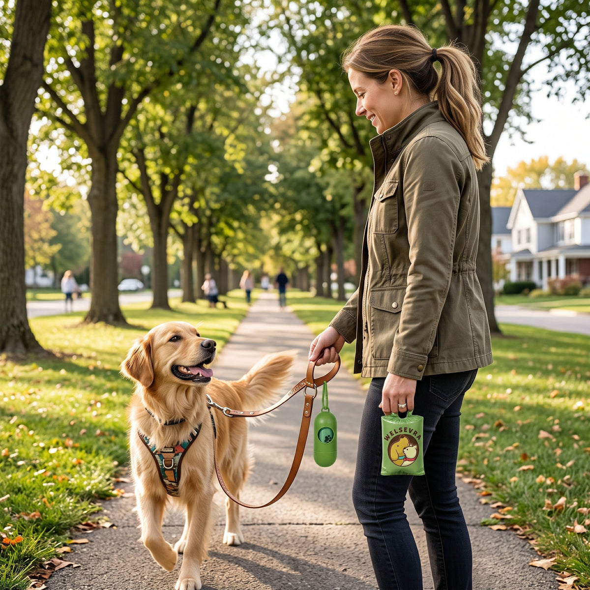 Eco-Friendly Biodegradable Waste Bags & Dispenser